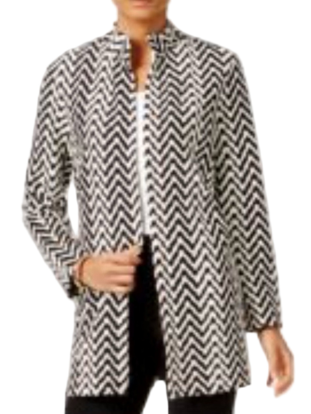 197. NWT WOMENS JM COLLECTION L DETAIL JACKET